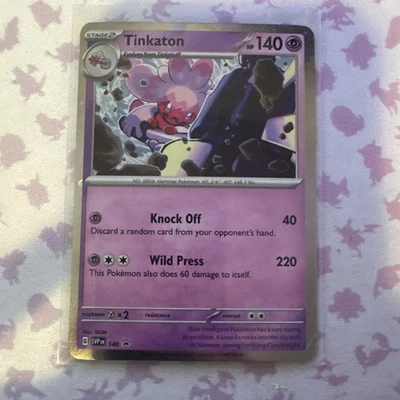 Tinkaton - 140 (Cosmo Holo) 140 Sv: Scarlet & Violet Promo Cards Holo - Image 1 of 2