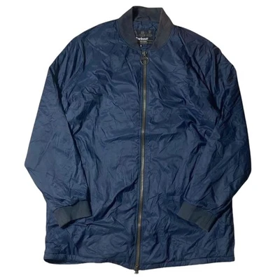 Barbour International Nylon Motorcycle Jacket Non-Wax Navy XL USA Vintage F/S - Image 1 of 4