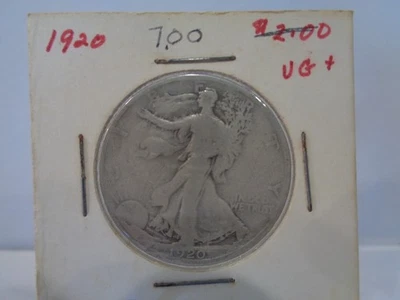 1920 Walking Liberty Half Dollar. - Image 1 of 2