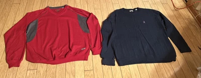 Callaway V Neck Sweater Mens IZOD Sweater Long Sleeve Both Size Large - Image 1 of 4