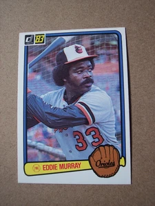 Tarjeta de béisbol Donruss 1983 Eddie Murray #405 casi nueva o mejor, nítida - Imagen 1 de 2