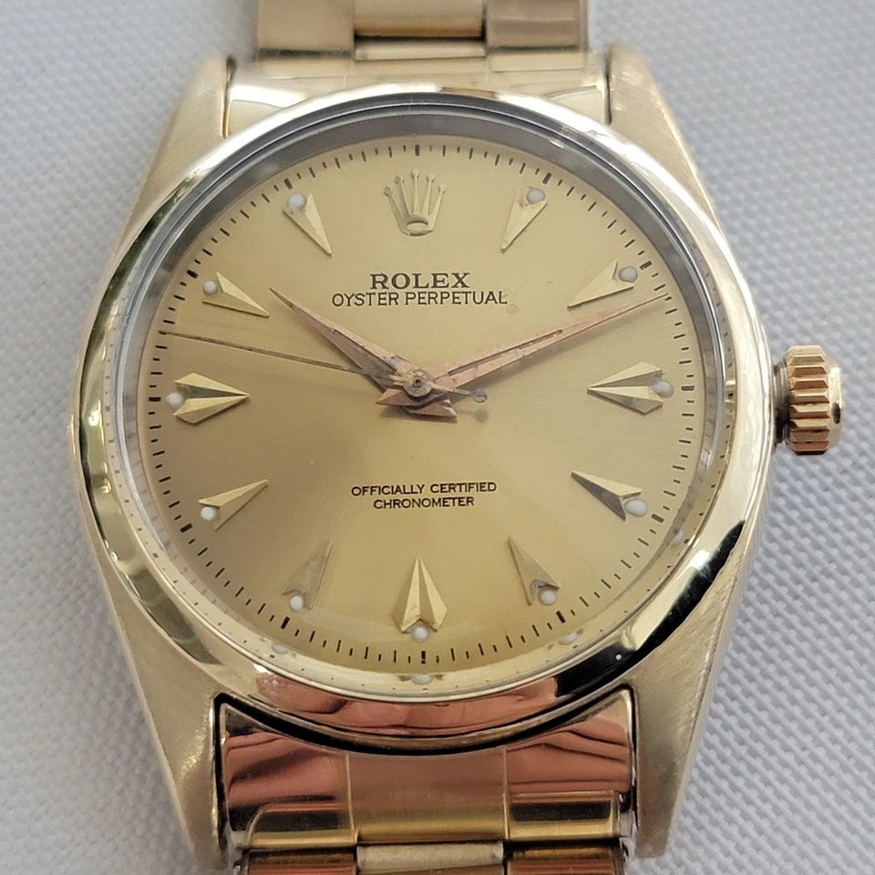 Rolex Oyster Perpetual 6634 34mm Gold Capped Mens 1950s Automatic RA673 - Image 1 of 4