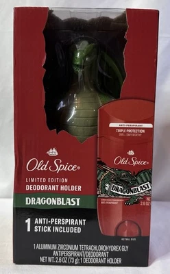 NEW Old Spice Limited Edition Deodorant Holder Dragonblast - Exp:2023.  VNTG - Image 1 of 4