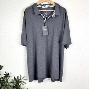 NWT SWANNIES GOLF James Polo Shirt in Navy-Heather Size 3XL - Picture 1 of 9
