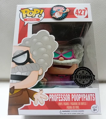 Funko Pop Movies Profesor Poopypants 427 Figura De Vinilo Capitán Calzoncillos - Imagen 1 de 3