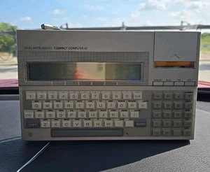 Vintage Texas Instruments Komputer kompaktowy 40 TI Rzadki - Zdjęcie 1 z 10
