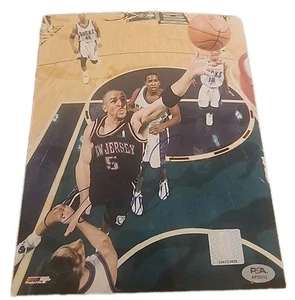 JASON KIDD SIGNED 8X10 PHOTO NEW JERSEY NETS PHOTOFILE PSA/DNA AUTHENTIC#AP33115 - Picture 1 of 2