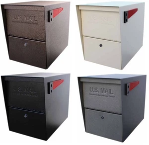 NEW Mail Boss Package Master Anti-Pry Steel Locking Curbside Mailbox - Picture 1 of 7