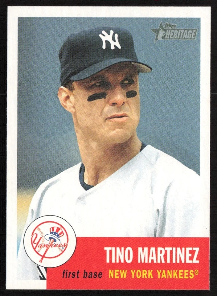 2002 Topps Heritage Tino Martinez New York Yankees #77 - Image 1 of 2