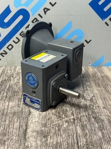 BOSTON GEAR FWB713300B5G GEARBOX INPUT HP .1/OUTPUT TRQ 335/RATIO 300 - Picture 1 of 12