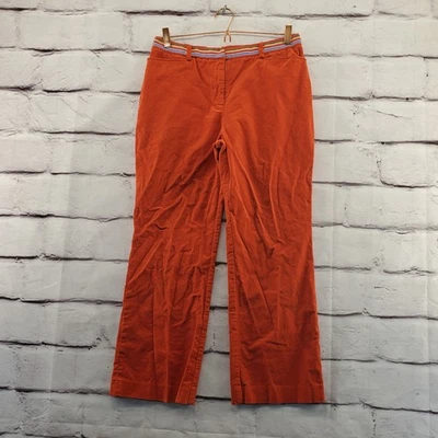 Pantalones LILLY PULITZER Mujer 8 Pana Rectos Vintage Cremallera Bolsillos Multicolor Foto 1 de 4