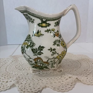 ANTIQUE MASONS PATENT IRONSTONE -6 1/2 Inch HYDRA JUG PITCHER “Manchu” England - Picture 1 of 8