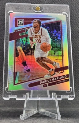 Darius Garland 2021-22 Optic NBA Silver Holo SP Refractor Prizm #65 Cavaliers - Image 1 of 3