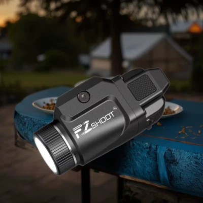 VIGOR EZshoot 500 Lumens Pistol Light with Strobe Mode Compact Pistol Light with USB