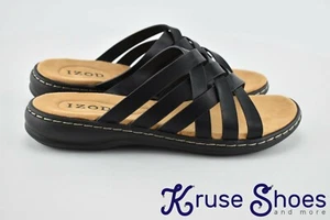 Izod Womens Slaight Black Slip On Sandals Select Size - Picture 1 of 11