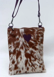 Bolso de hombro 100 % cuero de vaca real bandolera SB5028 - Imagen 1 de 4