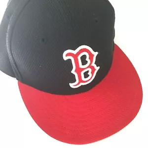 New Era Boston Red Sox Mütze Kappe Kinder Größe 6,5/8 schwarz rot Baseball - Bild 1 von 5