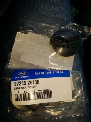 BOTÃO ASSY-ROTARY GENUÍNO NOVO EM FOLHA HYUNDAI ACCENT 2000-2002 - Imagem 1 de 2