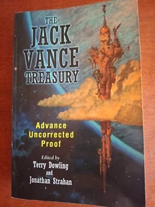 The Jack Vance Treasury-Advance Uncorrected Proof, Signed By Editor TerryDowling - Foto 1 di 10