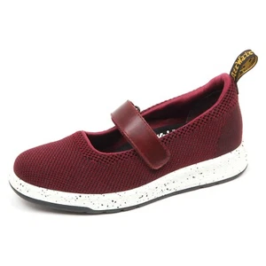 D6890 (sin caja) Bailarina Donna Tejido DR. MARTENS Zapato Rojo Mujer - Imagen 1 de 4