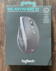 Logitech MX Anywhere 2S Wireless Mouse Use On Any Surface, Hyper-Fast Scrolling