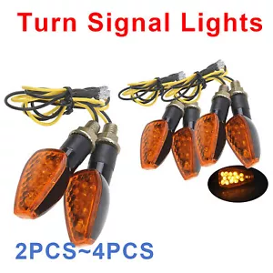 Motorcycle LED 12V Amber Turn Signals Indicator Light Rear Universal for Suzuki - Picture 1 of 10