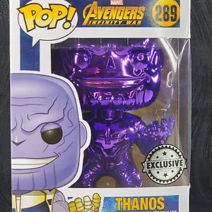 Avengers Infinity War Funko Pop! Marvel Thanos Vinyl BOBBLE-HEAD #289 - Picture 1 of 17