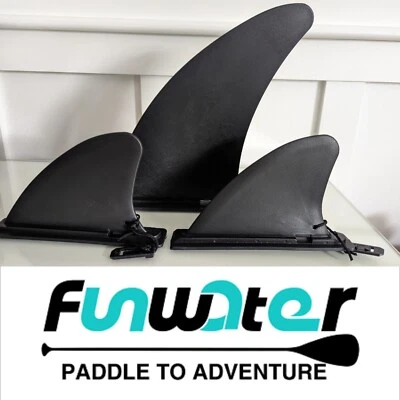 FUNWATER FEATH-R-LITE FunWater Fun Water Feath-R-Lite Inflatable Paddle Board Replacement 3 Fin Set