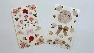 New * MRS. GROSSMAN'S STICKERS - REAL ROSES - 4" x 6.5" - (2 sheets) -You Choose - Picture 1 of 3