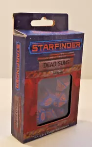 Q-Workshop Starfinder Dead Suns Roleplaying 7 Piece Dice Set 2017 - Picture 1 of 4