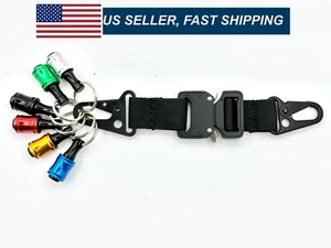 KeyChain Screwdriver-Easy Clip Keychain - Quick Release Drill Bit Holder 3-6 pcs - Picture 1 of 18
