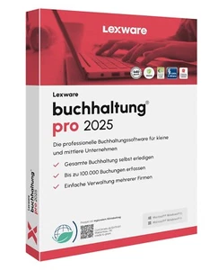 LEXWARE buchhaltung pro 2025 ESD, Jahresversion 365-Tage, Versand per Nachricht - Bild 1 von 5