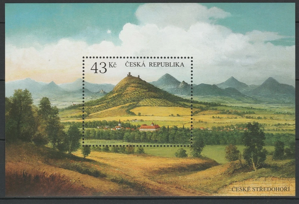 República Tcheca 2009 Natureza, Montanhas Bloco MNH - Imagem 1 de 1