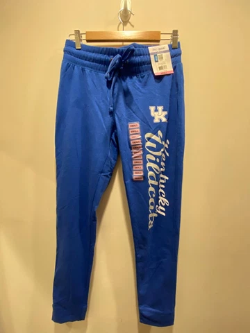 Women's UK Kentucky Wildcats NCAA pants sweat active wear size Small NWT blue Cover