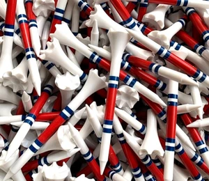 Golf Tees New 2 3/4" Epik Evolution USA Liberty Striped - You Choose No. of Tees - Picture 1 of 1