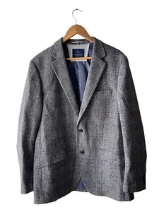 Giacca tuta cappotto sportivo a quadri misto lana Tailorbyrd Collection taglia 44L - Foto 1 di 9