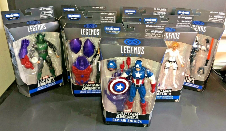 Marvel Captain America Legends Wave 1 Whirl Wind + BAF Red Skull Hasbro você escolhe - Imagem 1 de 1
