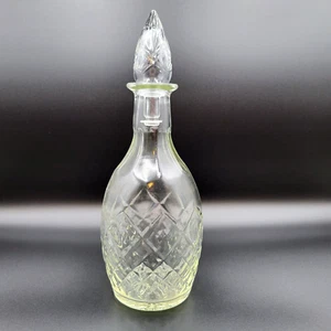 Wine Decanter Glass 1967 Glass London Ontario Canada Winery Limited Read - Imagen 1 de 13