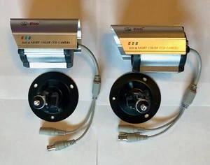 Q-See Model QD28414 Day and Night All Weather Color CCD Security Camera - 2 pcs - Picture 1 of 4