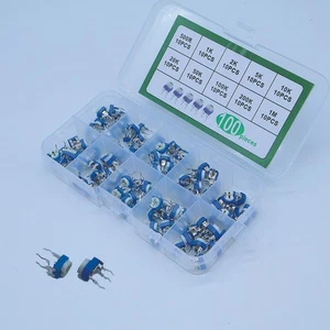100PCS RM065 Variable Resistors Kit (10 Types) Worldwide Shipping - Picture 1 of 11