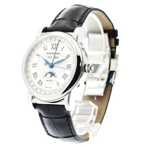 MONTBLANC MB108736 Triple Calendar Moon Phase Automatic Men's Wristwatches - Picture 1 of 7
