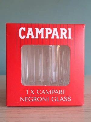 Campari Negroni Glass Brand New