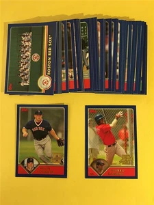 2003 Topps Boston Red Sox Team Set With Traded 38 Cards Youkilis H Ramirez RC - Picture 1 of 1