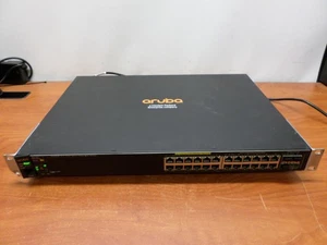 HPE ARUBA 2530-24G J9773A PoE+ 24-PORT GIGABIT ETHERNET SWITCH - Picture 1 of 10