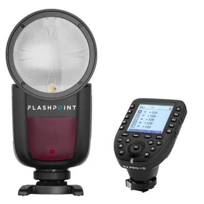 Flashpoint Zoom Li-on X R2 TTL On-Camera Flash Redondo Lanterna Para Canon (Godoxo - Imagem 1 de 4