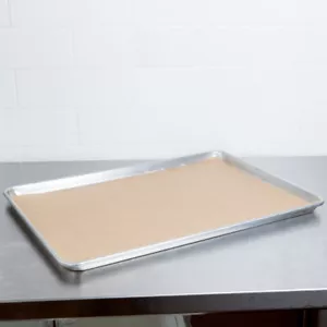 Fogli da forno carta pergamena marrone naturale non sbiancata fodera teglia 12x16 confezione da 50 - Foto 1 di 2