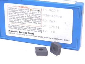 NEW SUPRLUS 10PCS. INGERSOLL CNMA 434A GRADE: 767 CARBIDE INSERTS - Bild 1 von 1