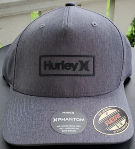 Hurley Men's  Phantom Box Flex Fit Hat/Cap - Black Logo  Large - S/M - Picture 1 of 4