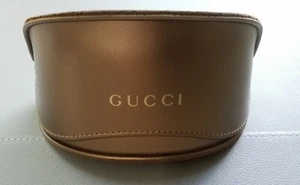 Orginal Gucci - Sonnen - Brillenhülle - Bronzefarben - mit Tuch - Bild 1 von 8