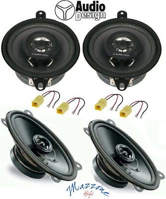 AUDIODESIGN BY IMPACT - PHONOCAR KIT 4 CASSE AUDIODESIGN by IMPACT/PHONOCAR FIAT PUNTO CABRIO 1 SERIE SPEAKERS